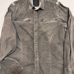 Vintage Guess Gray Shirt